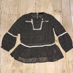 Pheasant like blouse for girls.